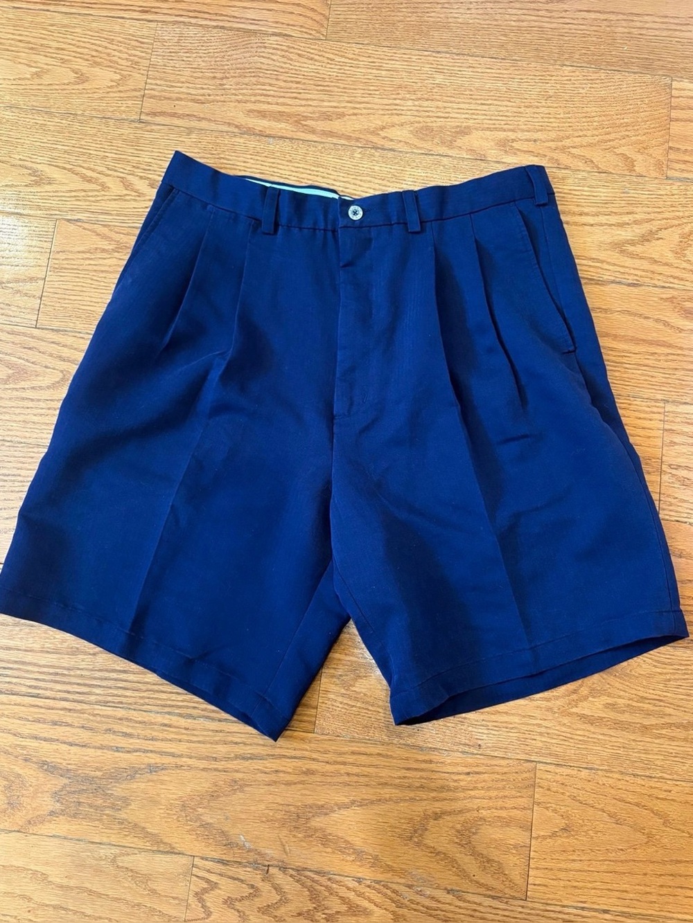 PING Navy Pleated Golf Shorts Men’s 36 Blue Country Club Preppy Golfcore